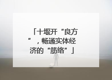 十堰开“良方”，畅通实体经济的“筋络”